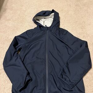 Kids Navy Rain Jacket